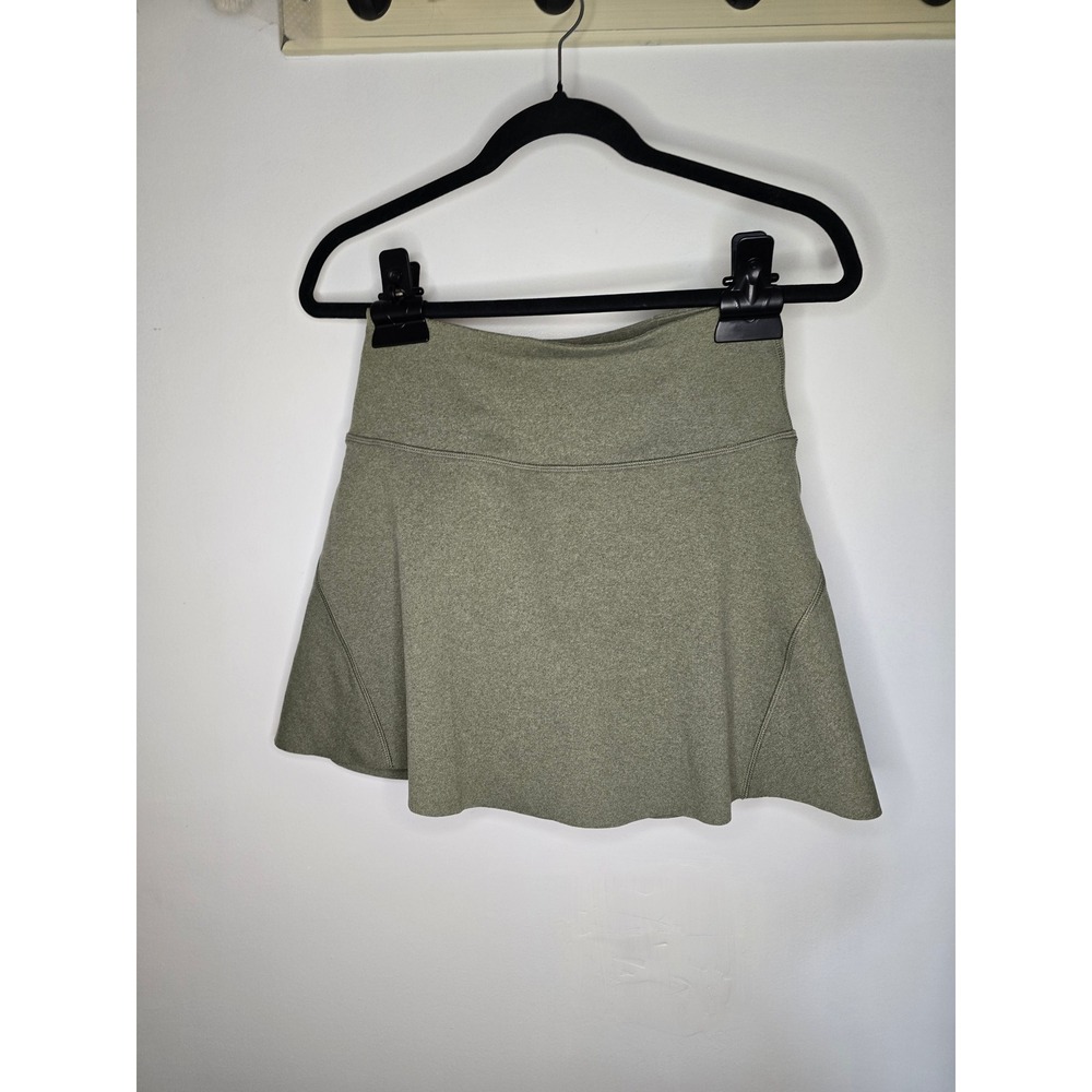 Hurley Womens Active Skort Size S Green Gray Heathered Tennis Golf Skirt Pocket - Picture 3 of 8